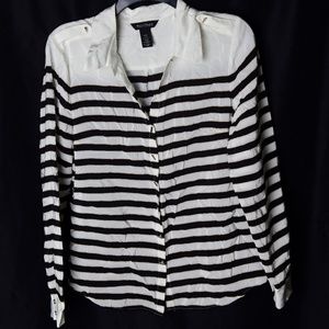 White House Black Market Silk Shirt